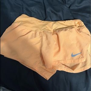 Coral/ Orange nike shorts size S